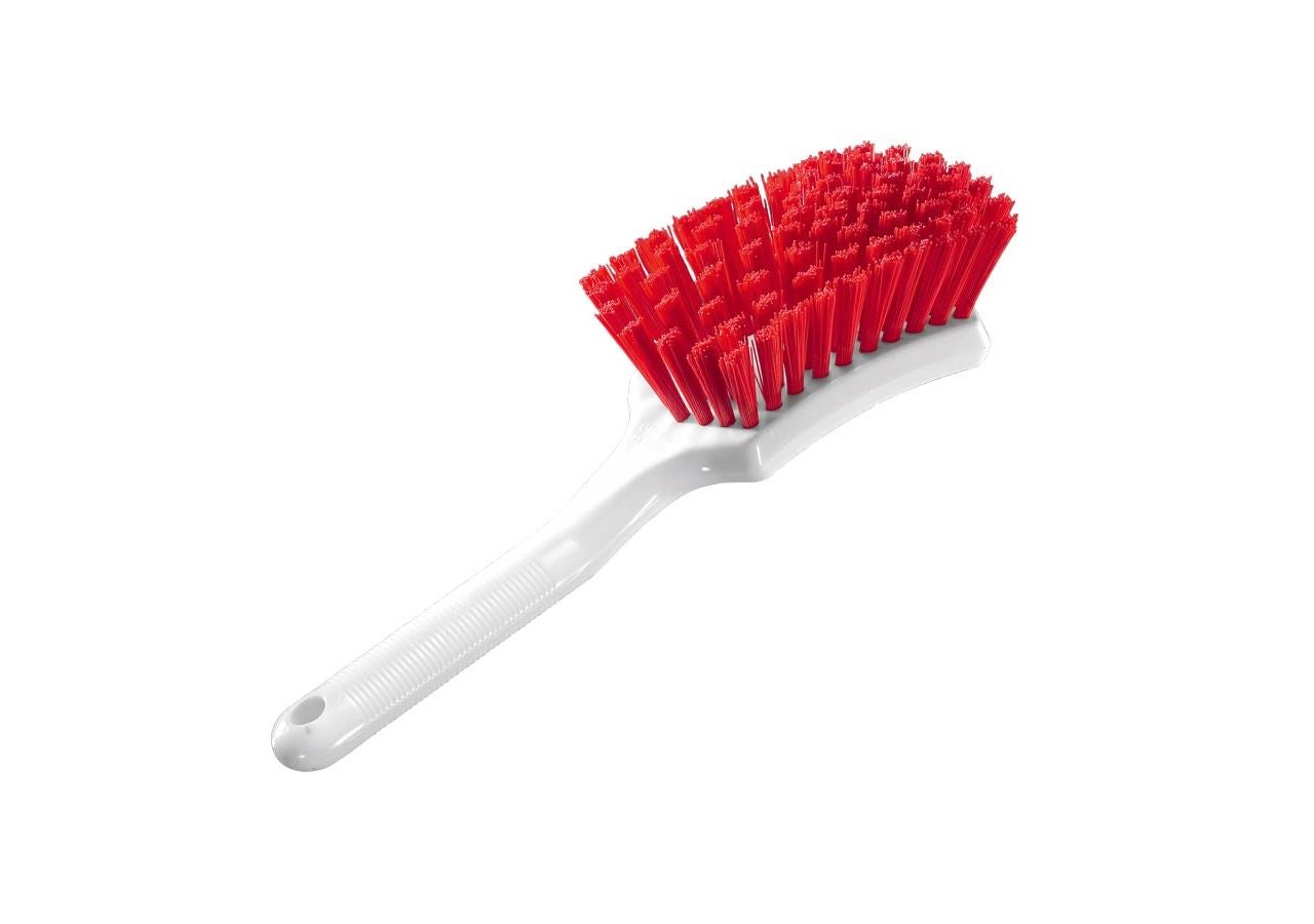 Brooms | Brushes | Scrubbers: Handled hand brush + red