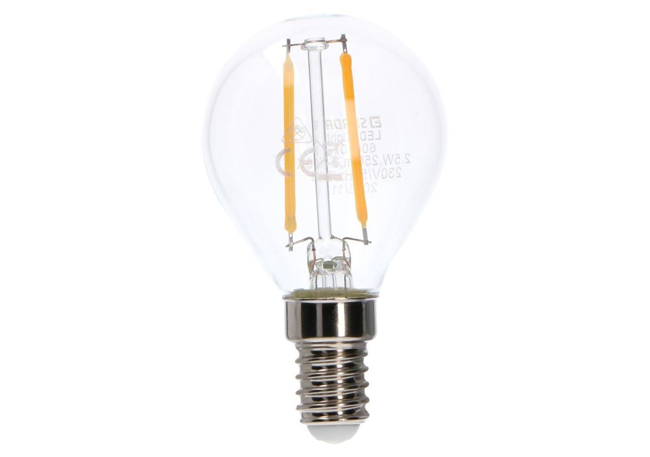 Lampor | ljus: Energisnål LED-filamentlampa Tropfen