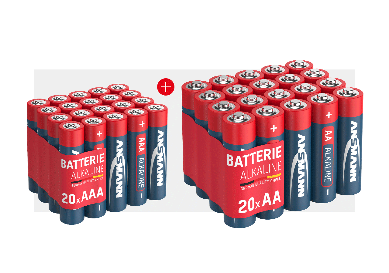 Tools & Equipment: Ansmann batteries 40-pc combo pack