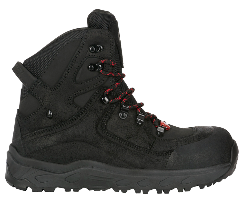 S3: S7S Safety boots e.s. Siom-x12 mid + black