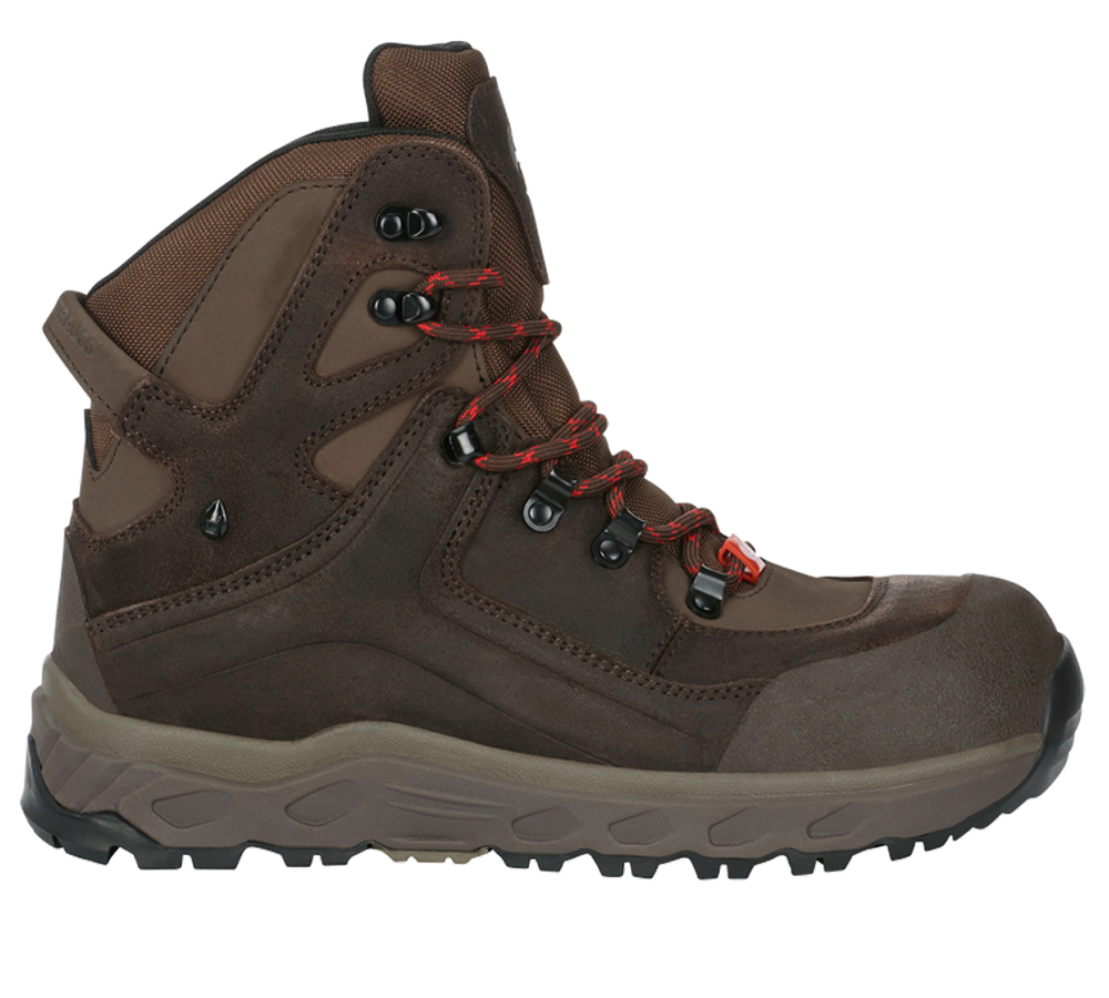 S7: S7S Safety boots e.s. Siom-x12 mid + chestnut/hazelnut