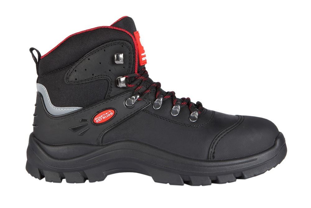 Roofer / Crafts_Footwear: S3 Safety boots David + black/red