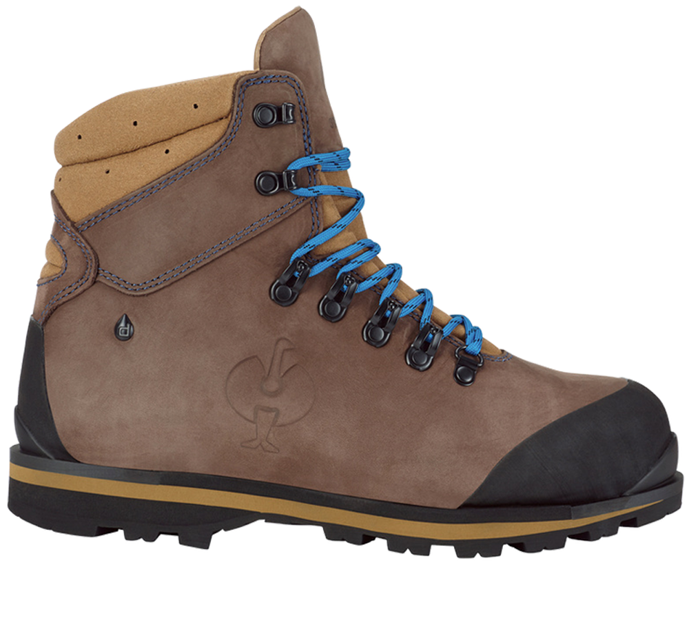 S3: S7L Safety boots e.s. Alrakis II mid + bark/walnut/atoll