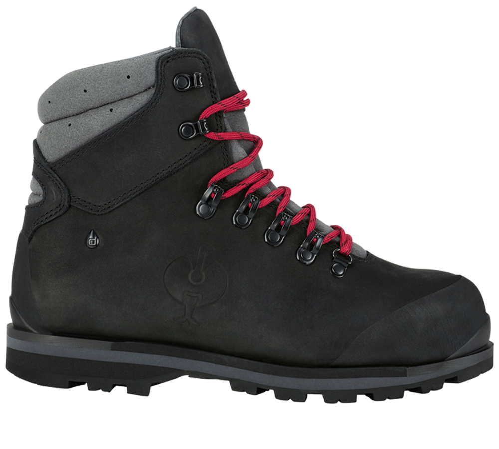 S7: S7L Safety boots e.s. Alrakis II mid + black/titanium/ruby