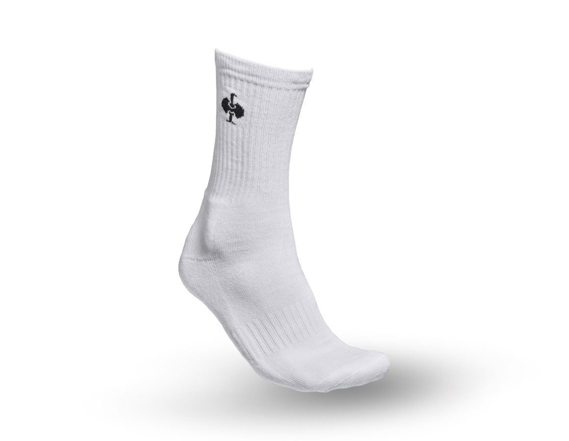 Socks: e.s. Allround socks Classic light/high + white