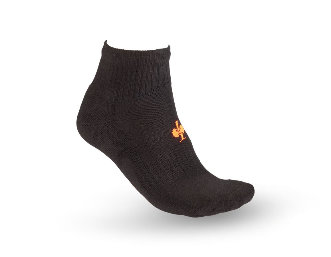 Socks: e.s. Allround socks Classic light/mid + black/high-vis yellow