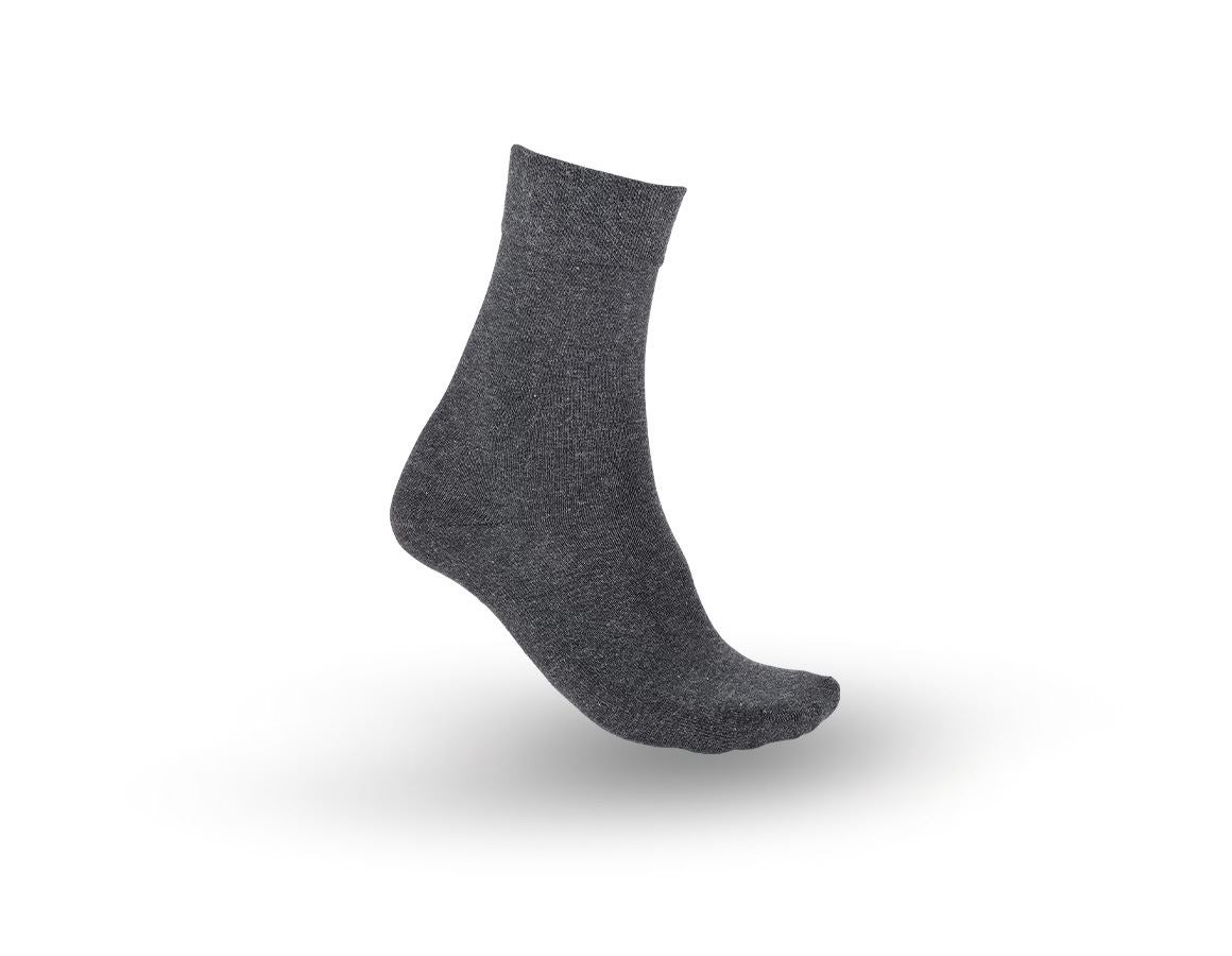 Socks: e.s. Business socks classic light/high, pack of 2 + anthracite