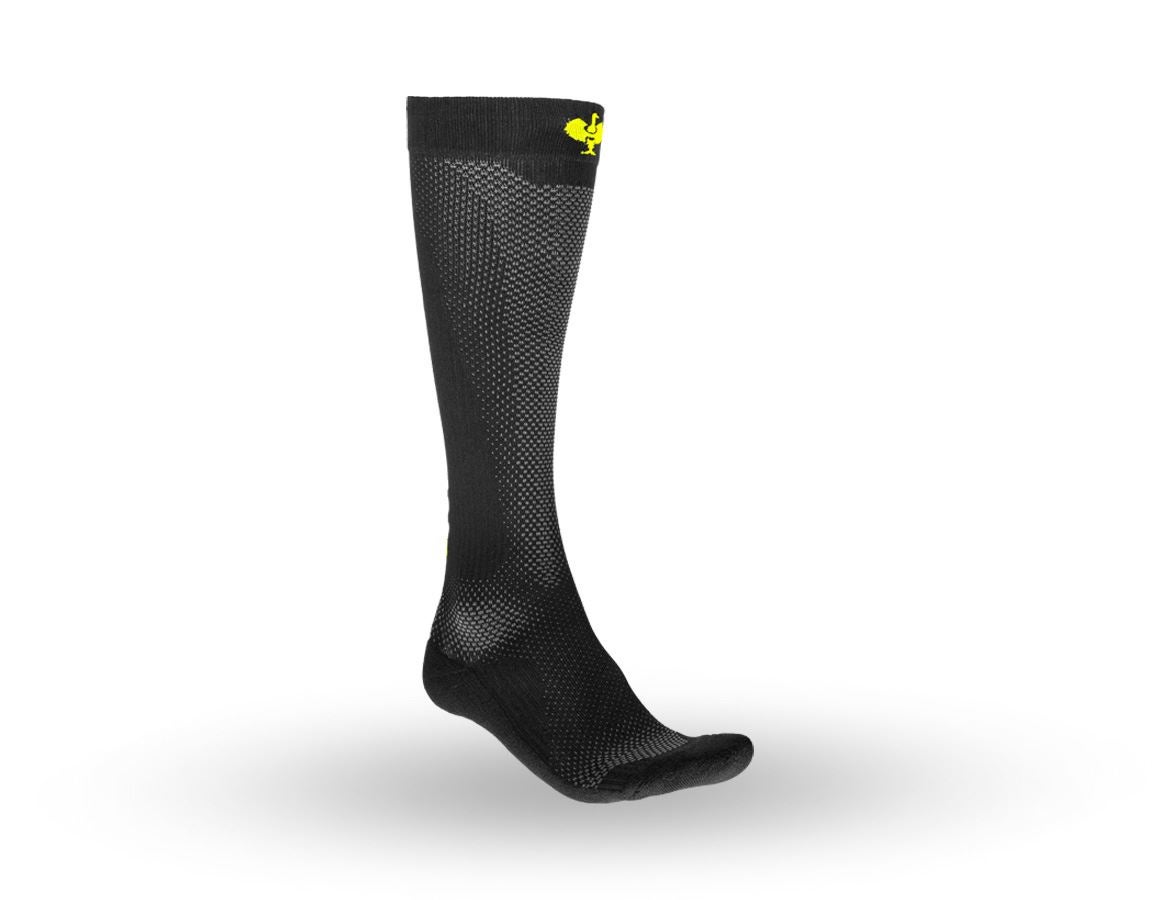 Socks: e.s. All-season socks function light/x-high + black/high-vis yellow