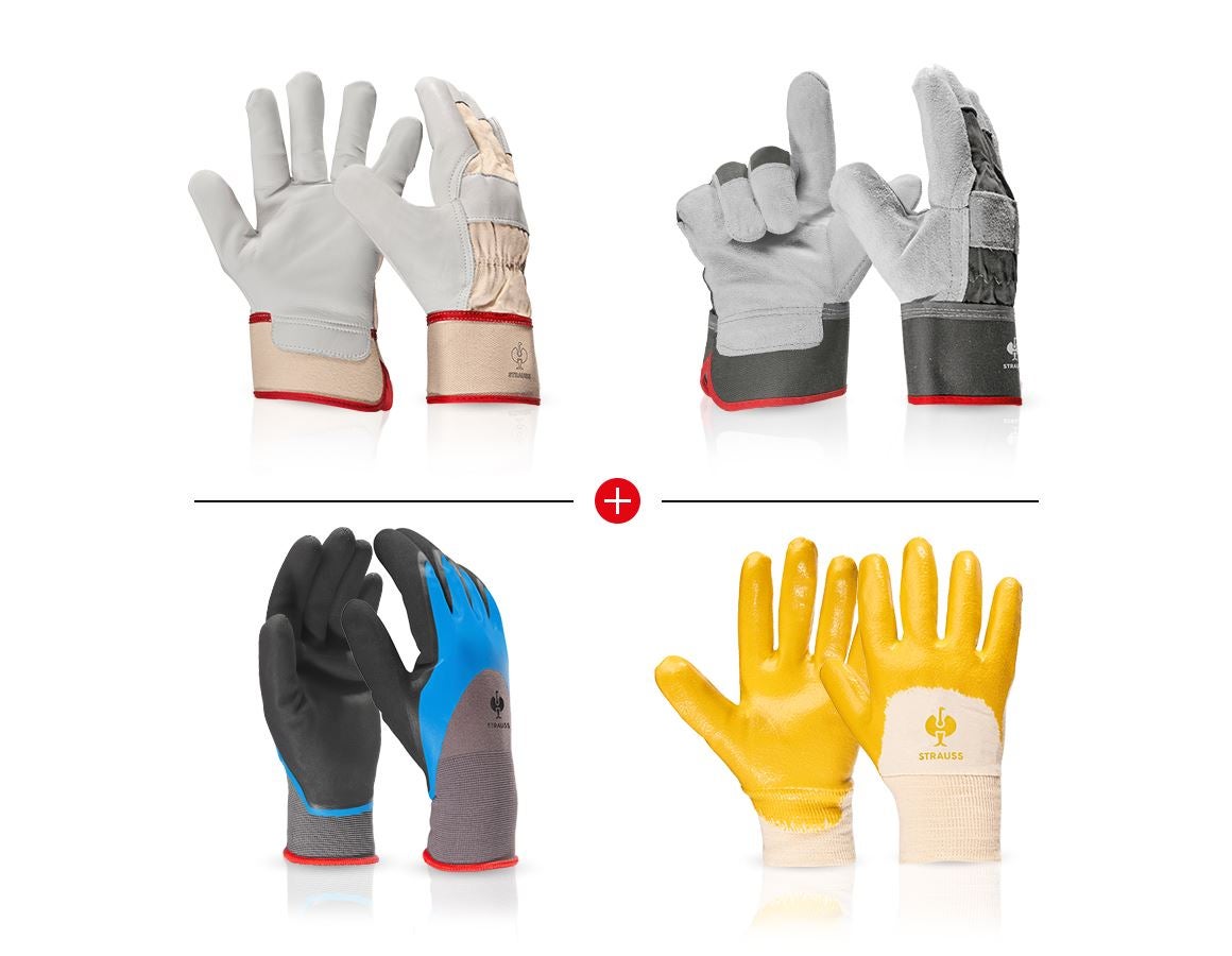 Set | Tillbehör: TEST-SET: Handskar med högt mekaniskt skydd