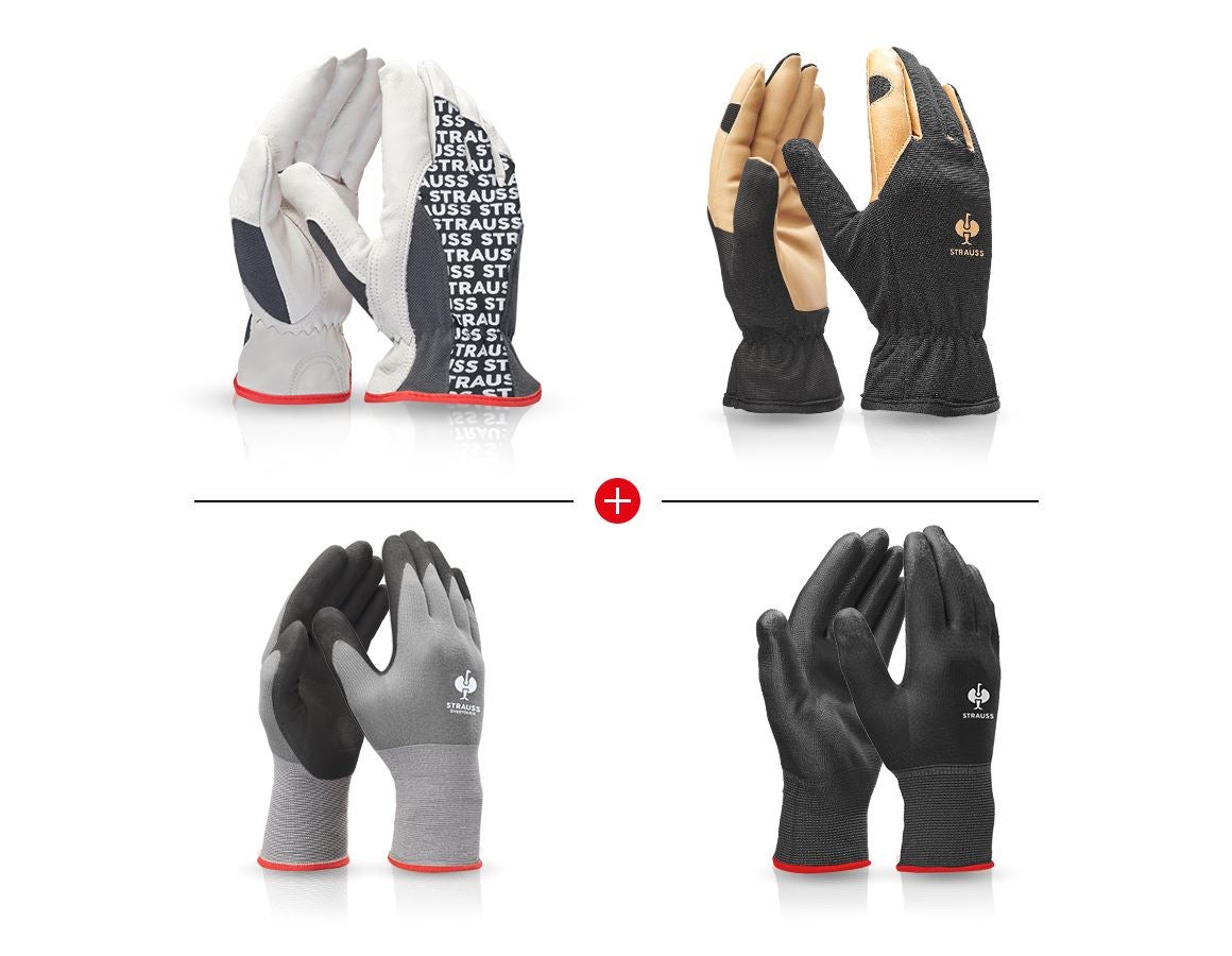 Set | Tillbehör: TEST-SET: Handskar med lätt mekaniskt skydd