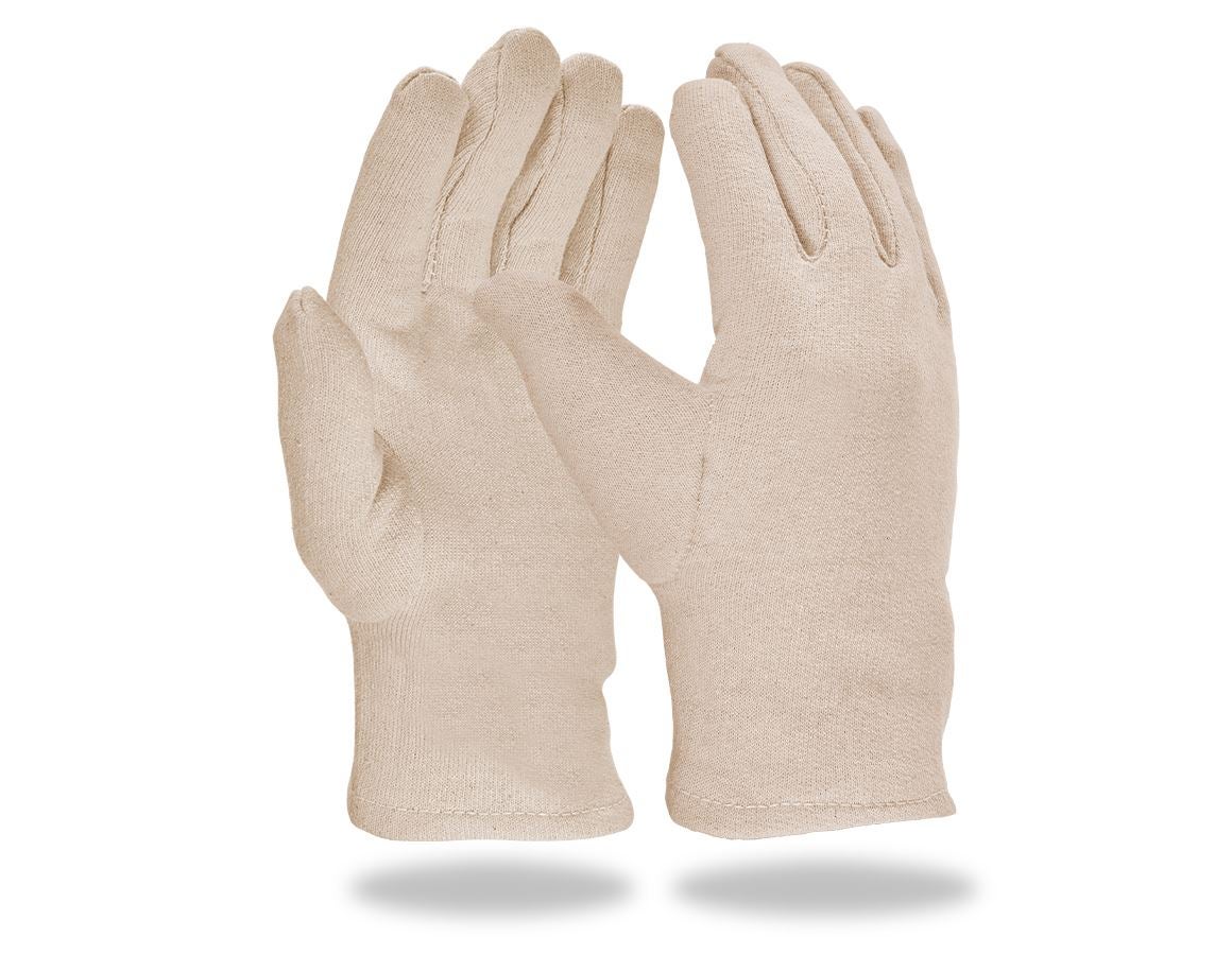 Textile: Jersey gloves, pack of 12 + white