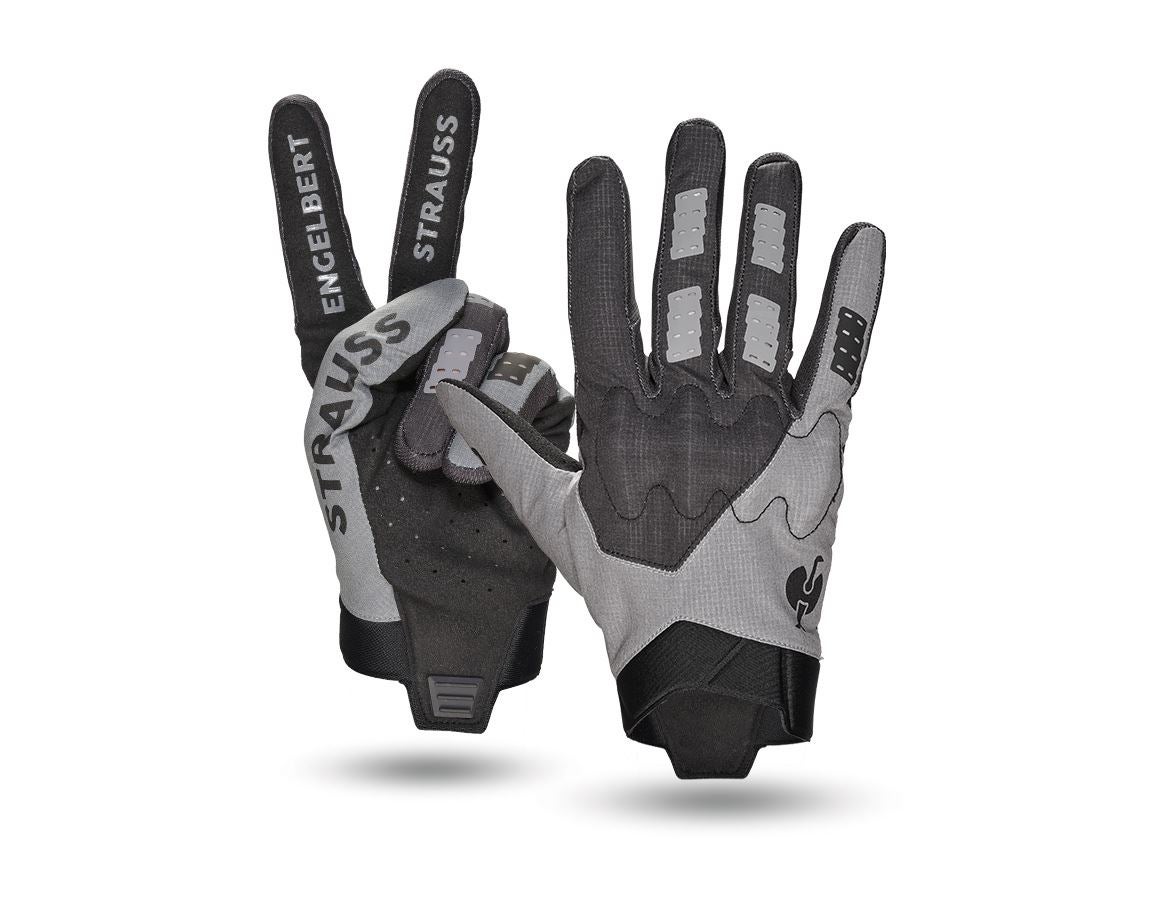 Hybrid: Handskar e.s.trail, light + basaltgrå/svart