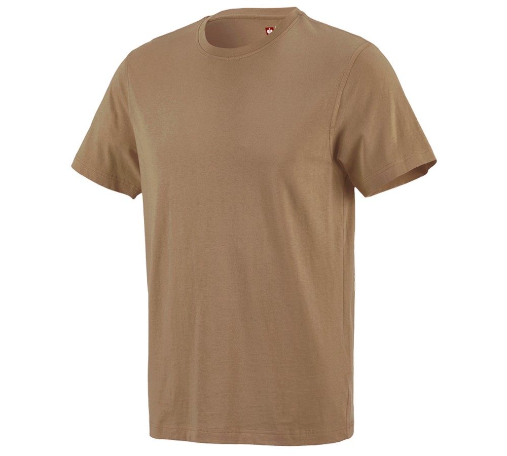 Överdelar: e.s. T-Shirt cotton + khaki