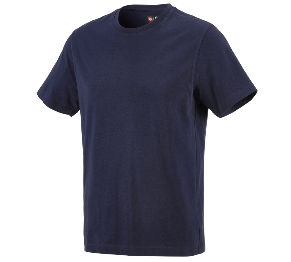 Överdelar: e.s. T-Shirt cotton + mörkblå