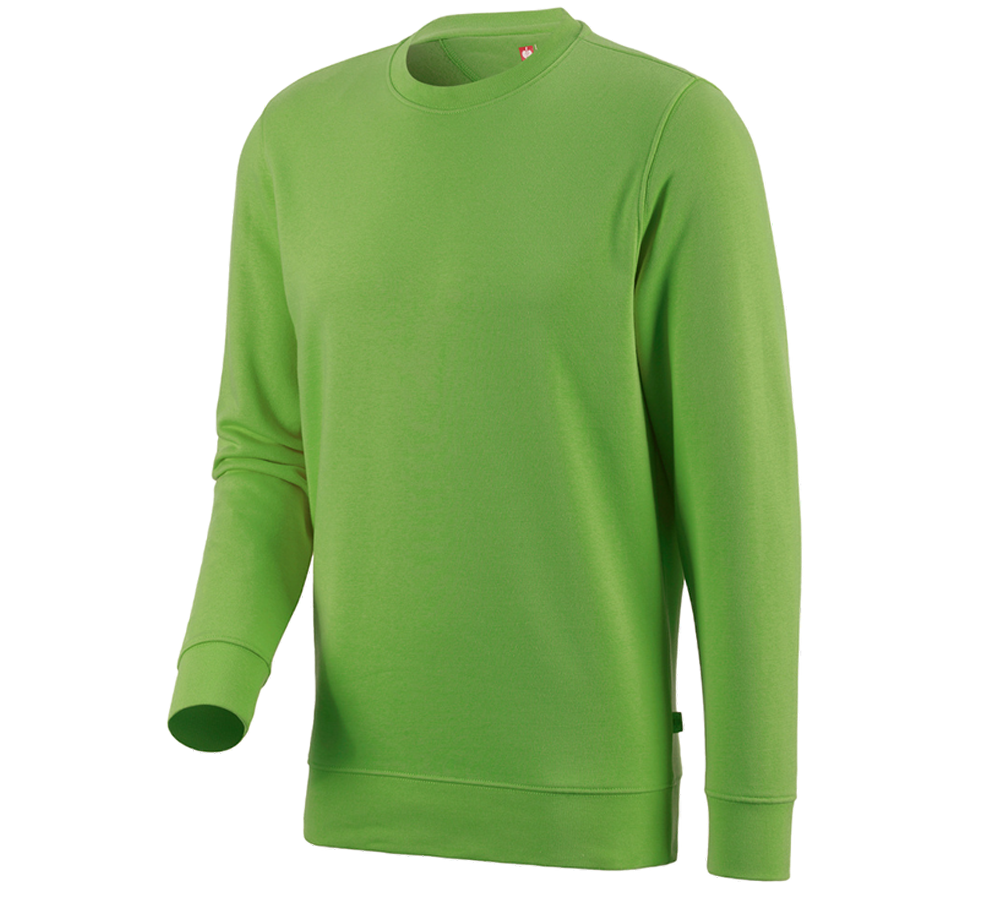 Shirts, Pullover & more: e.s. Sweatshirt poly cotton + seagreen