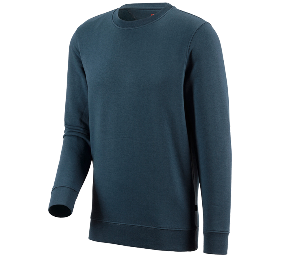 Snickare: e.s. Sweatshirt poly cotton + sjöblå