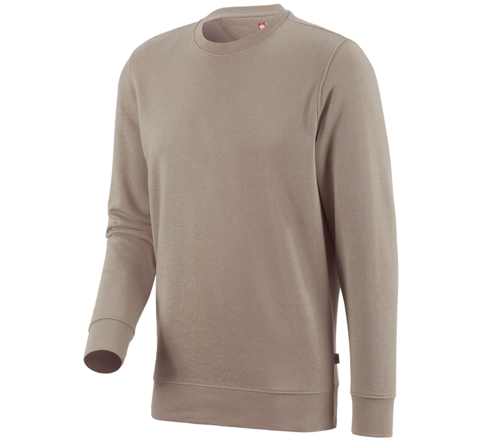 Överdelar: e.s. Sweatshirt poly cotton + lera