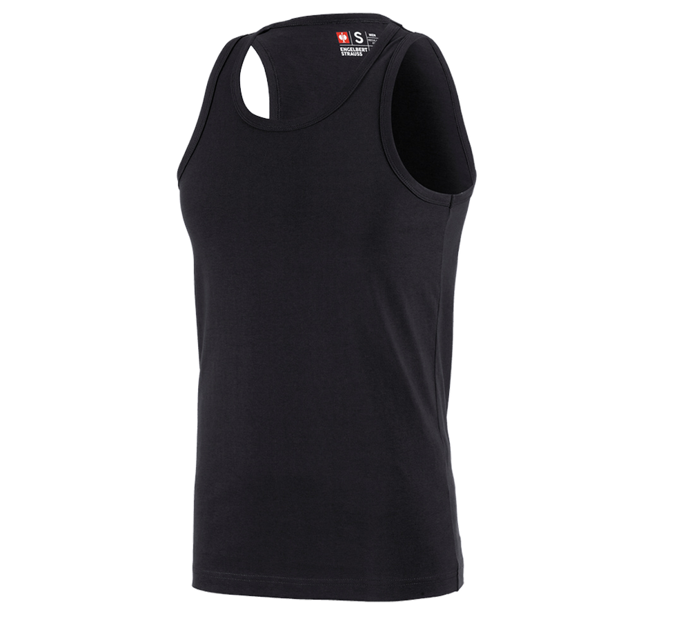 Överdelar: e.s. Athletic-Shirt cotton + svart