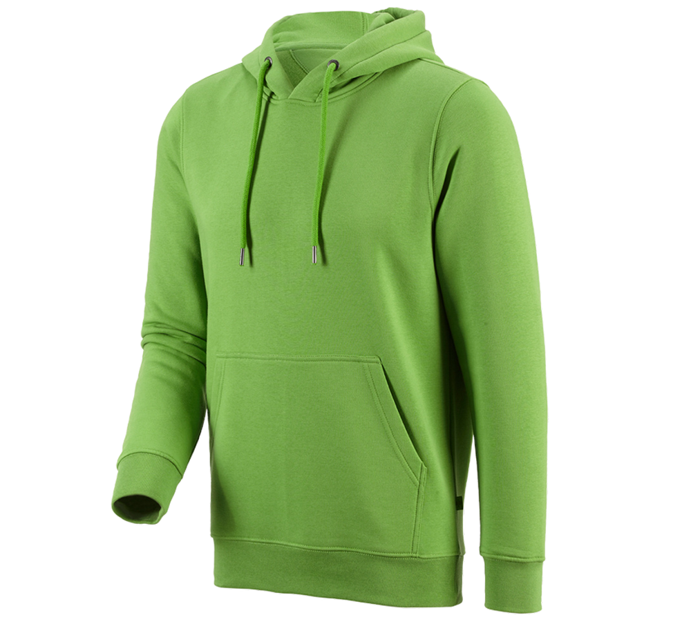 Snickare: e.s. Hoody-Sweatshirt poly cotton + sjögrön