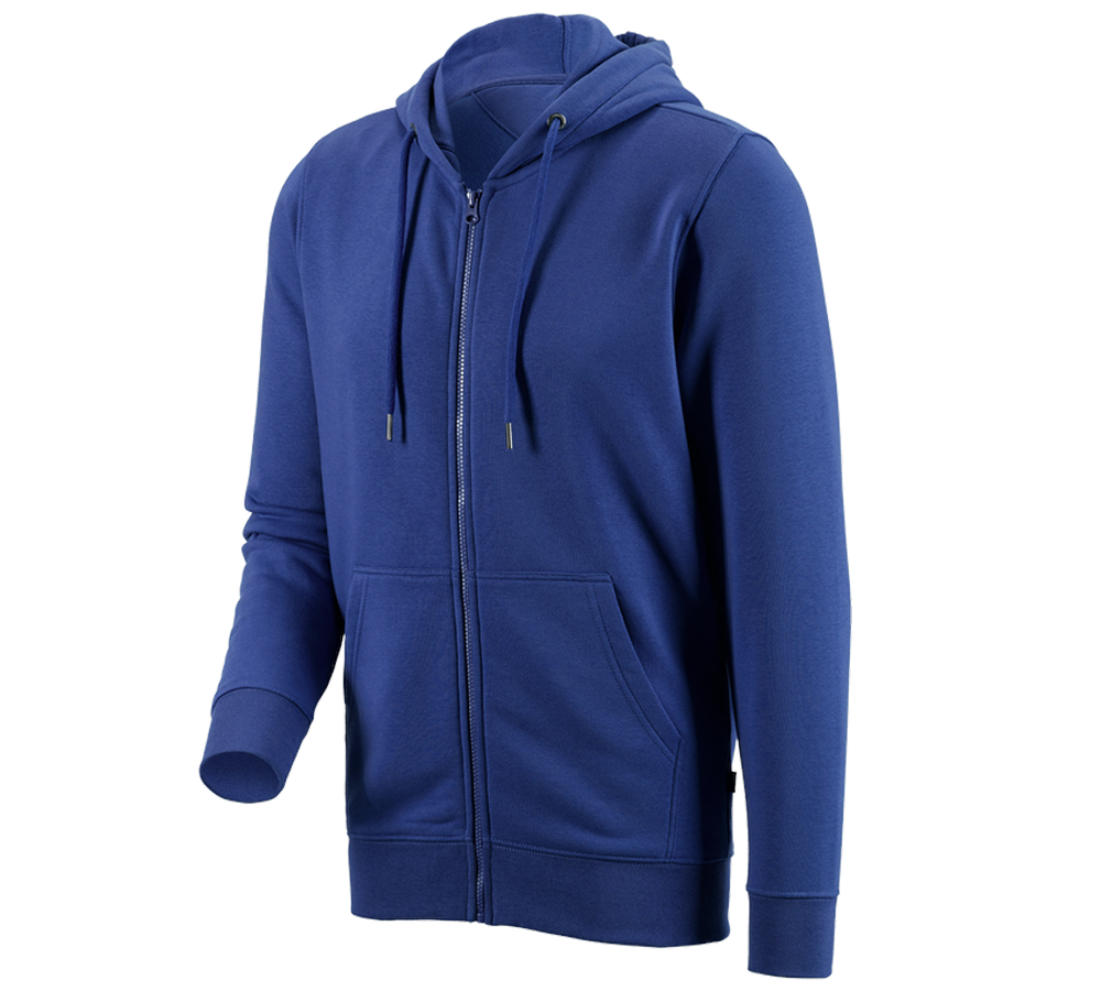 Gardening / Forestry / Farming: e.s. Hoody sweatjacket poly cotton + royal