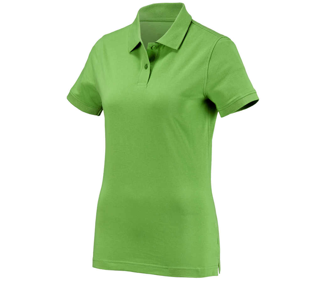 Överdelar: e.s. Polo-Shirt cotton, dam + sjögrön