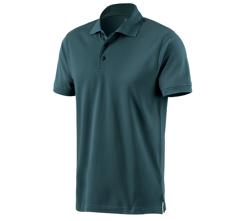 Snickare: e.s. Polo-Shirt cotton + sjöblå