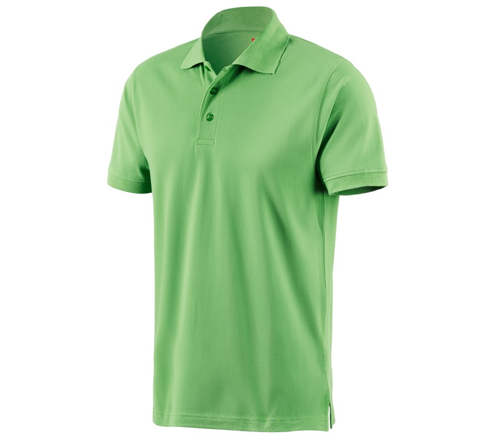Gardening / Forestry / Farming: e.s. Polo shirt cotton + apple green