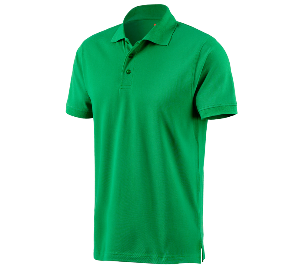 Plumbers / Installers: e.s. Polo shirt cotton + grassgreen