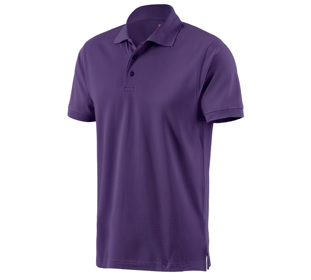 Topics: e.s. Polo shirt cotton + purple