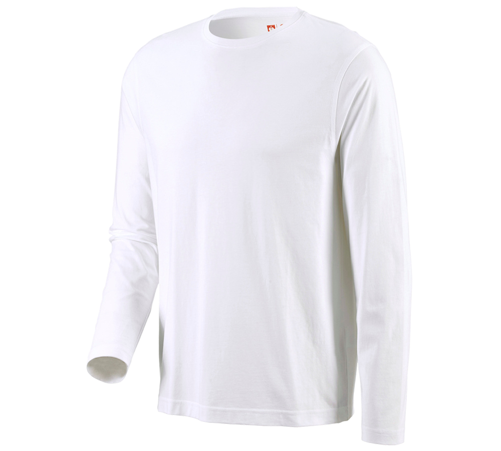 Topics: e.s. Long sleeve cotton + white