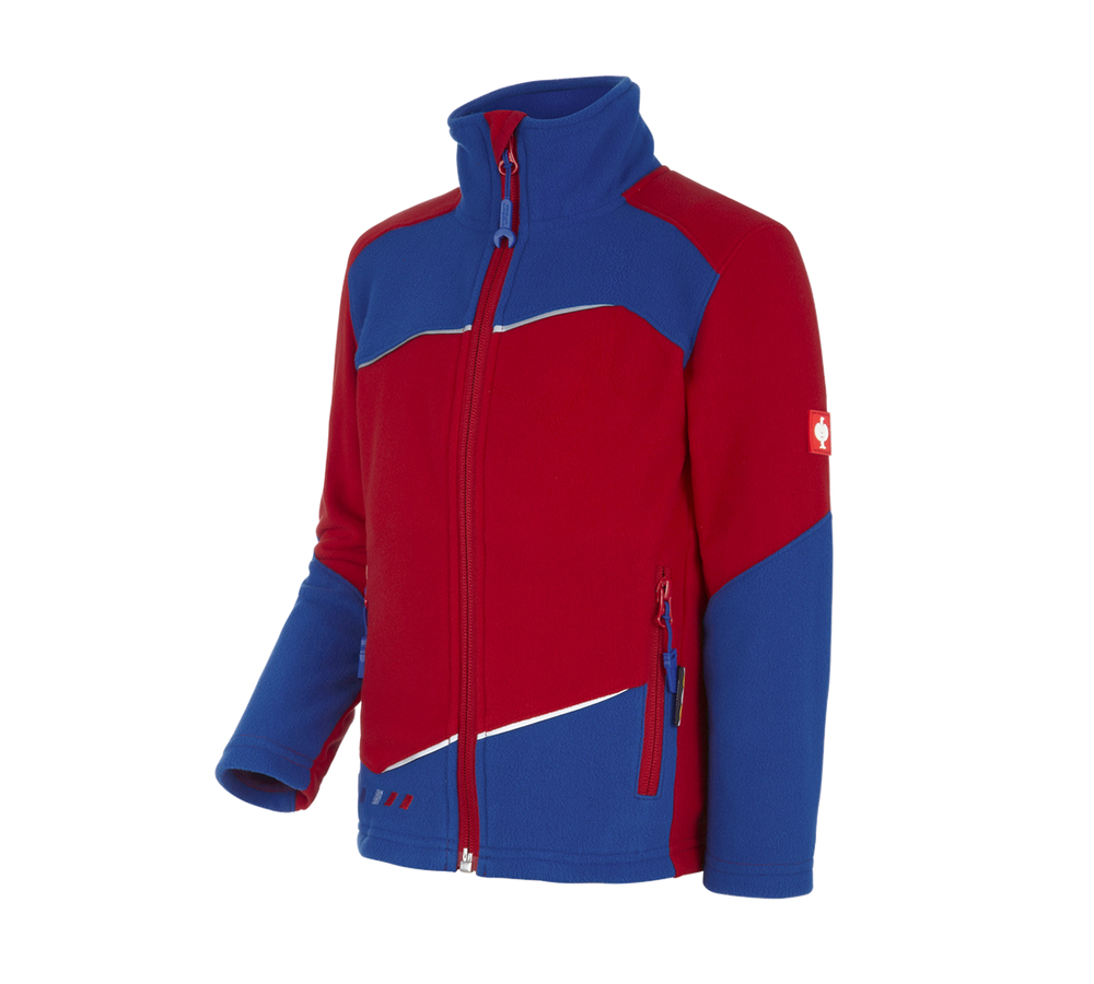 Jackets: Fleece jacket e.s.motion 2020, children's + fiery red/royal