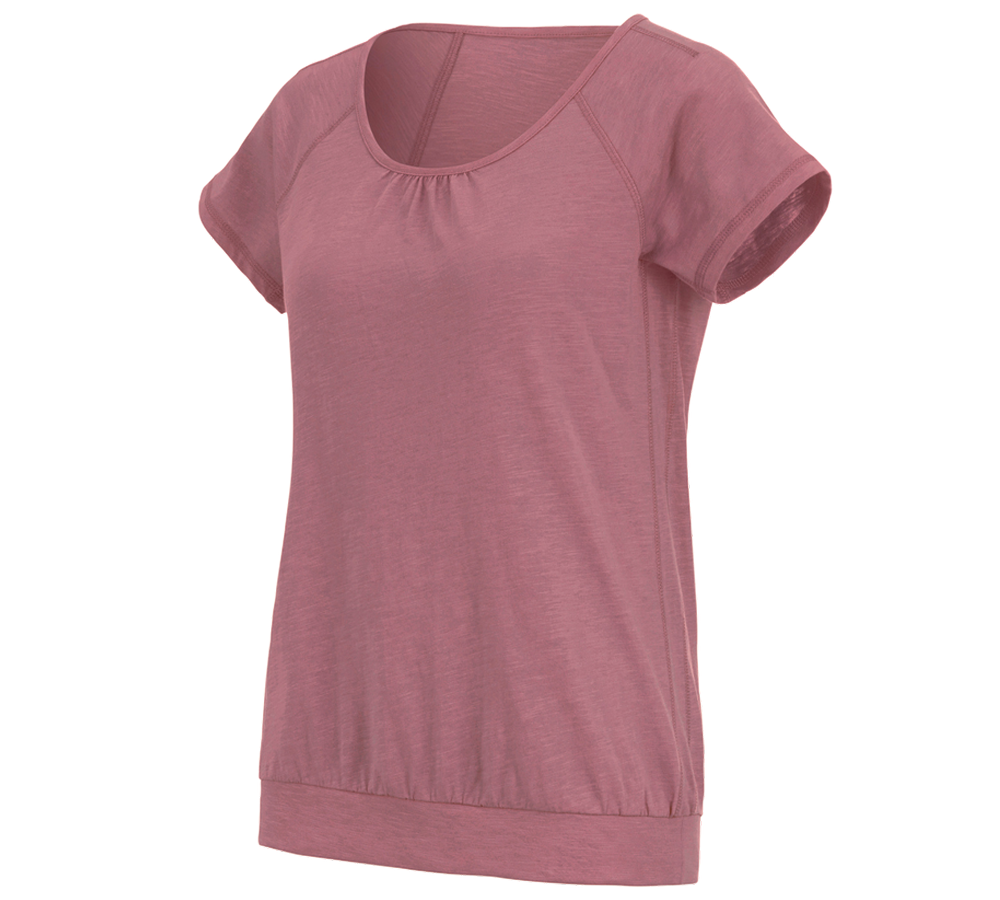 Shirts, Pullover & more: e.s. T-shirt cotton slub, ladies' + antiquepink