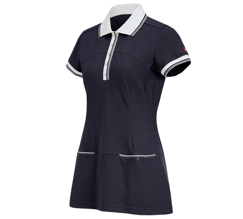 Shirts, Pullover & more: Piqué dress e.s.avida + navy