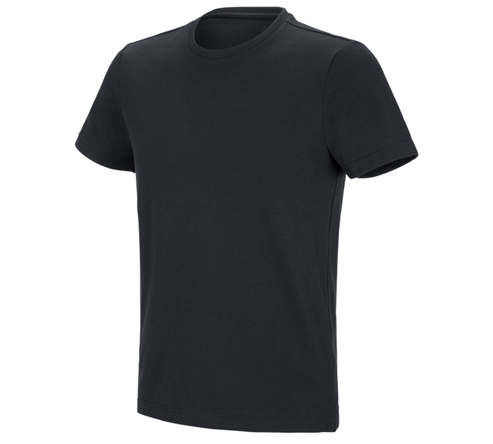 Överdelar: e.s. funktions-t-shirt poly cotton + svart