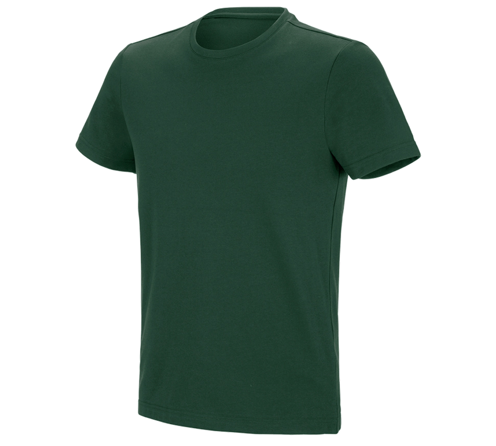 Överdelar: e.s. funktions-t-shirt poly cotton + grön
