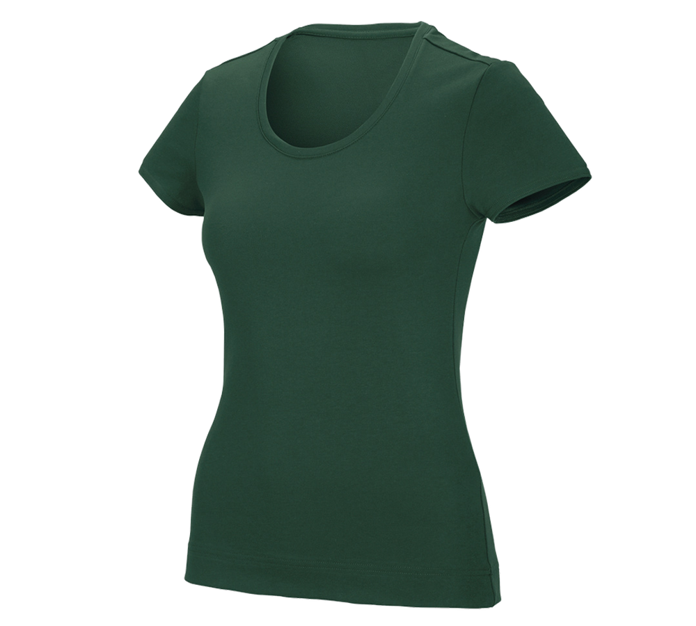 Skogsbruk / Trädgård: e.s. funktions-t-shirt poly cotton, dam + grön