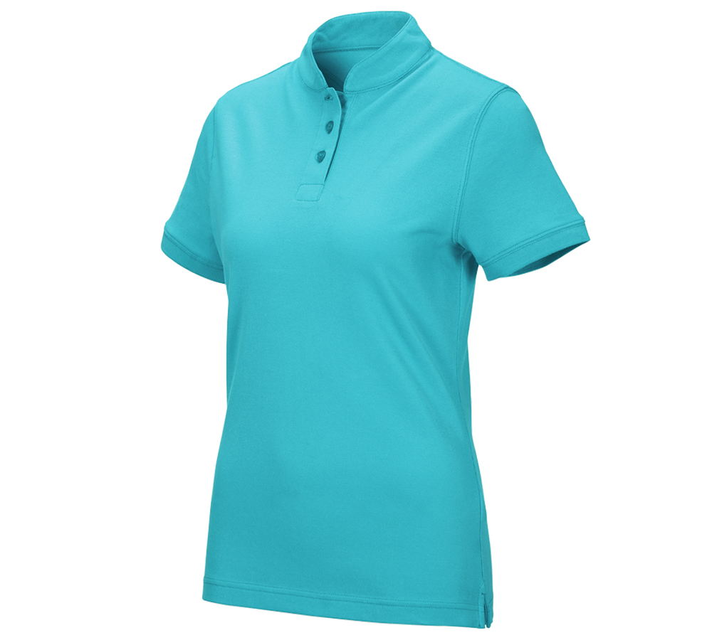 Plumbers / Installers: e.s. Polo shirt cotton Mandarin, ladies' + capri