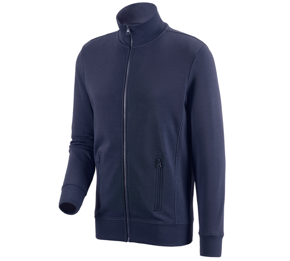 Plumbers / Installers: e.s. Sweat jacket poly cotton + navy