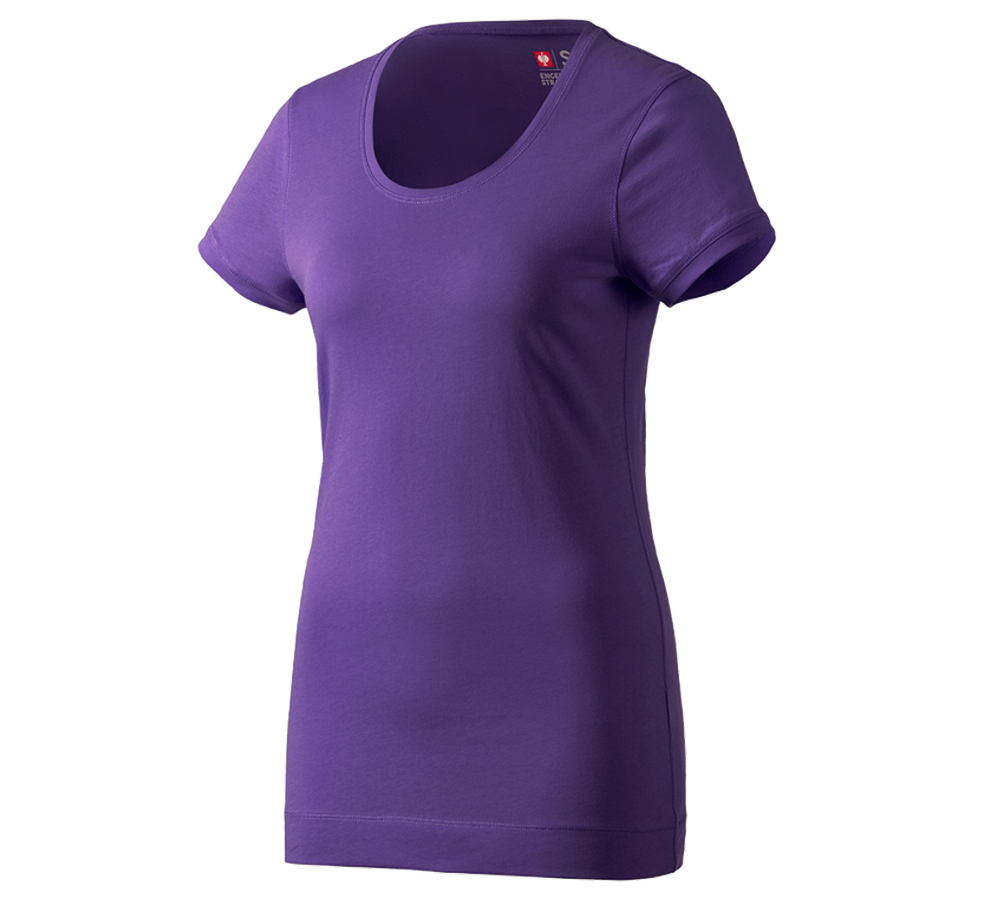 Shirts, Pullover & more: e.s. Long shirt cotton, ladies' + purple