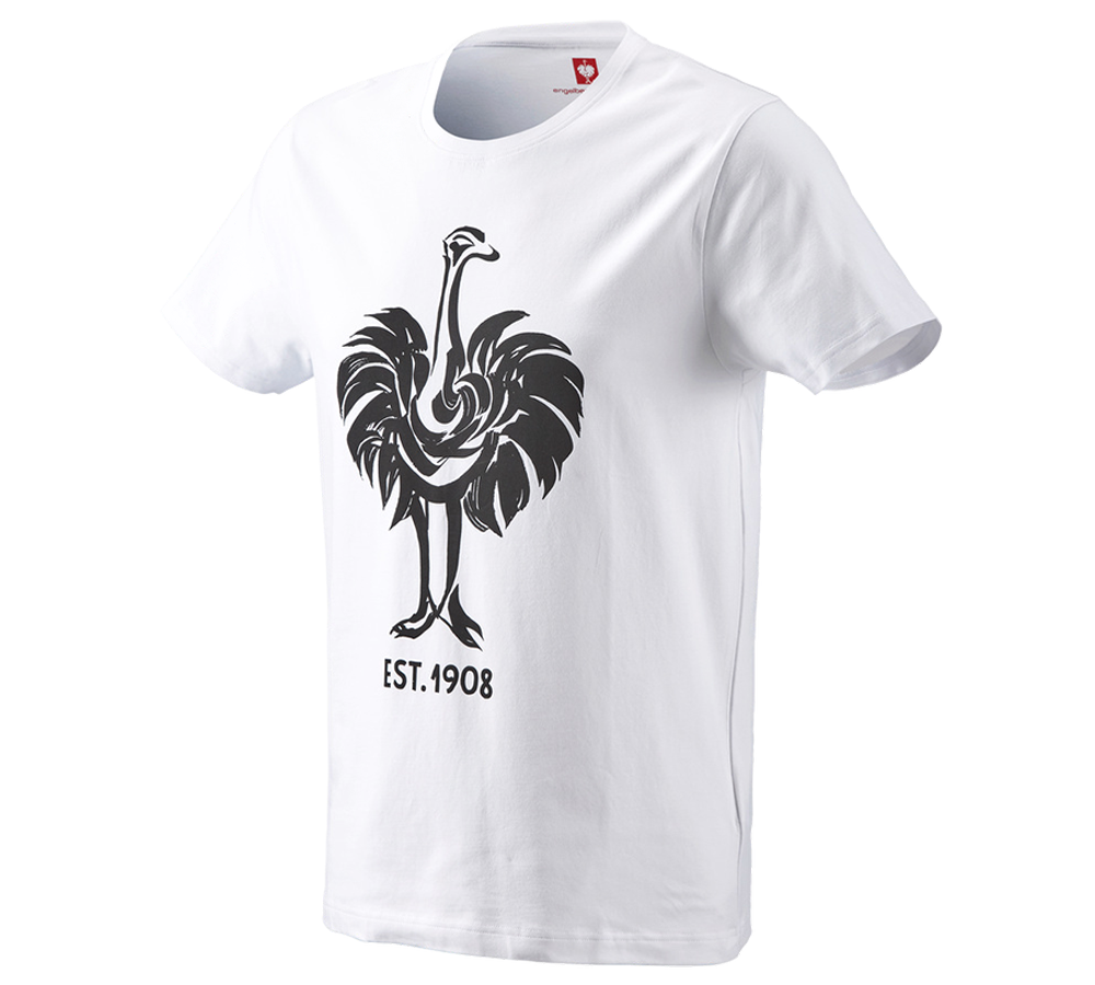 Överdelar: e.s. T-shirt 1908 + vit/svart