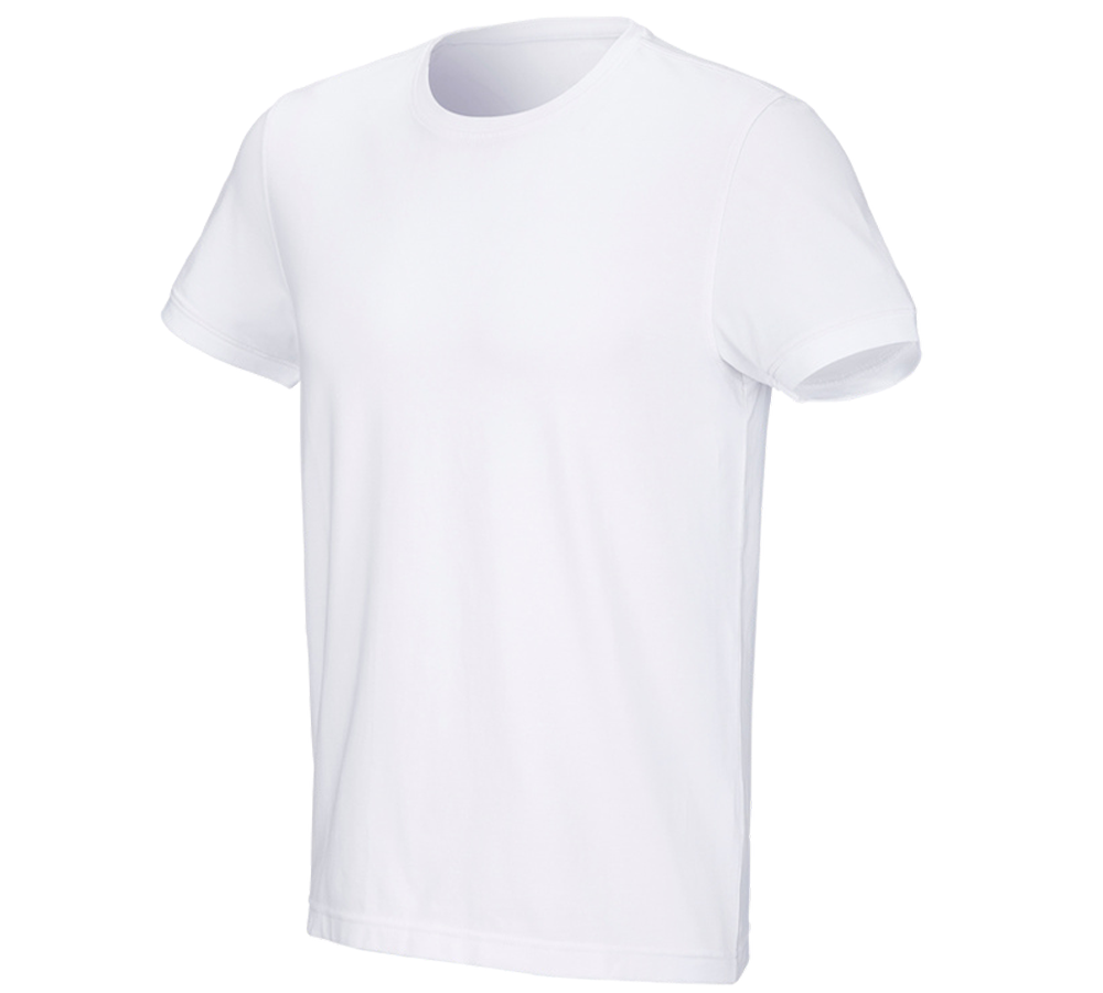 Överdelar: e.s. T-shirt cotton stretch + vit