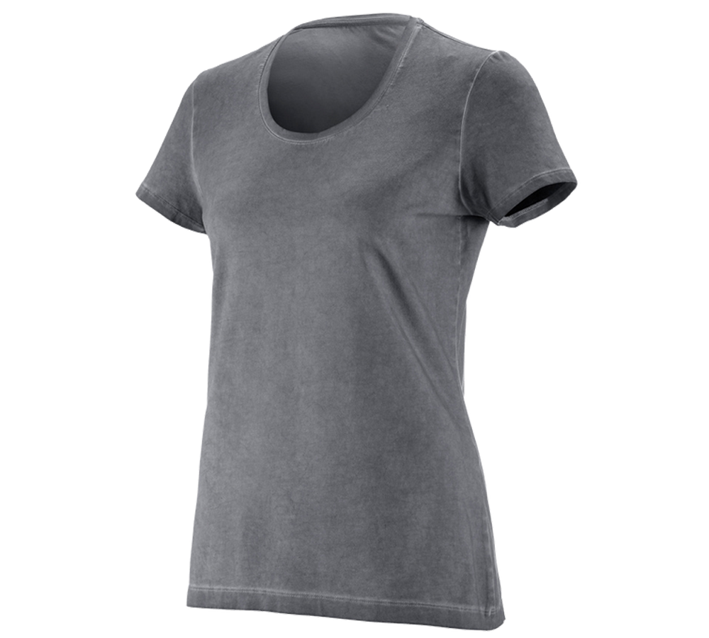 Shirts, Pullover & more: e.s. T-Shirt vintage cotton stretch, ladies' + cement vintage