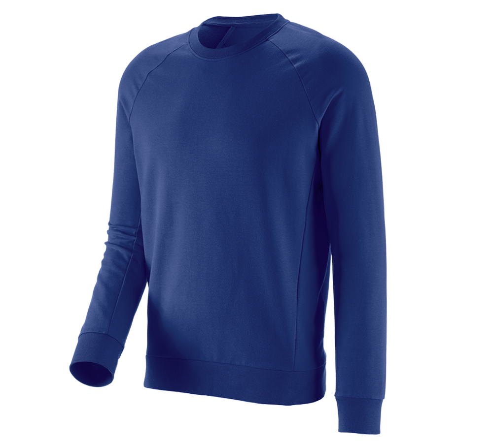 Teman: e.s. Sweatshirt cotton stretch + kornblå