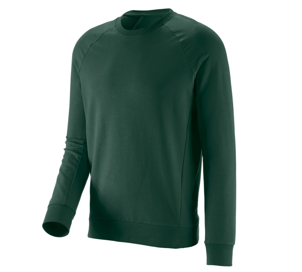 Shirts, Pullover & more: e.s. Sweatshirt cotton stretch + green