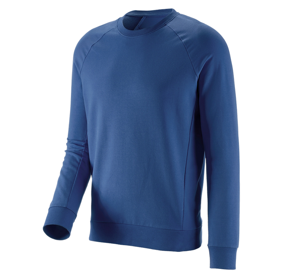 Shirts, Pullover & more: e.s. Sweatshirt cotton stretch + alkaliblue