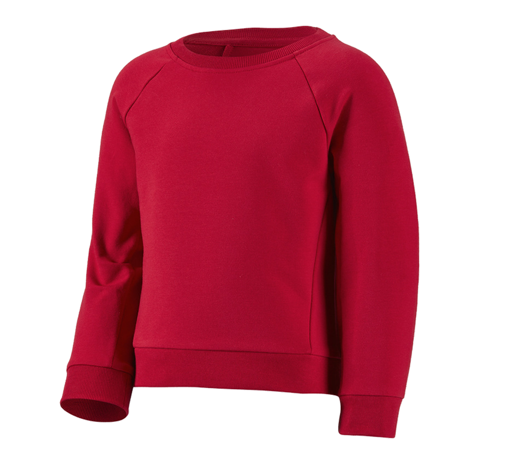 Shirts, Pullover & more: e.s. Sweatshirt cotton stretch, children's + fiery red