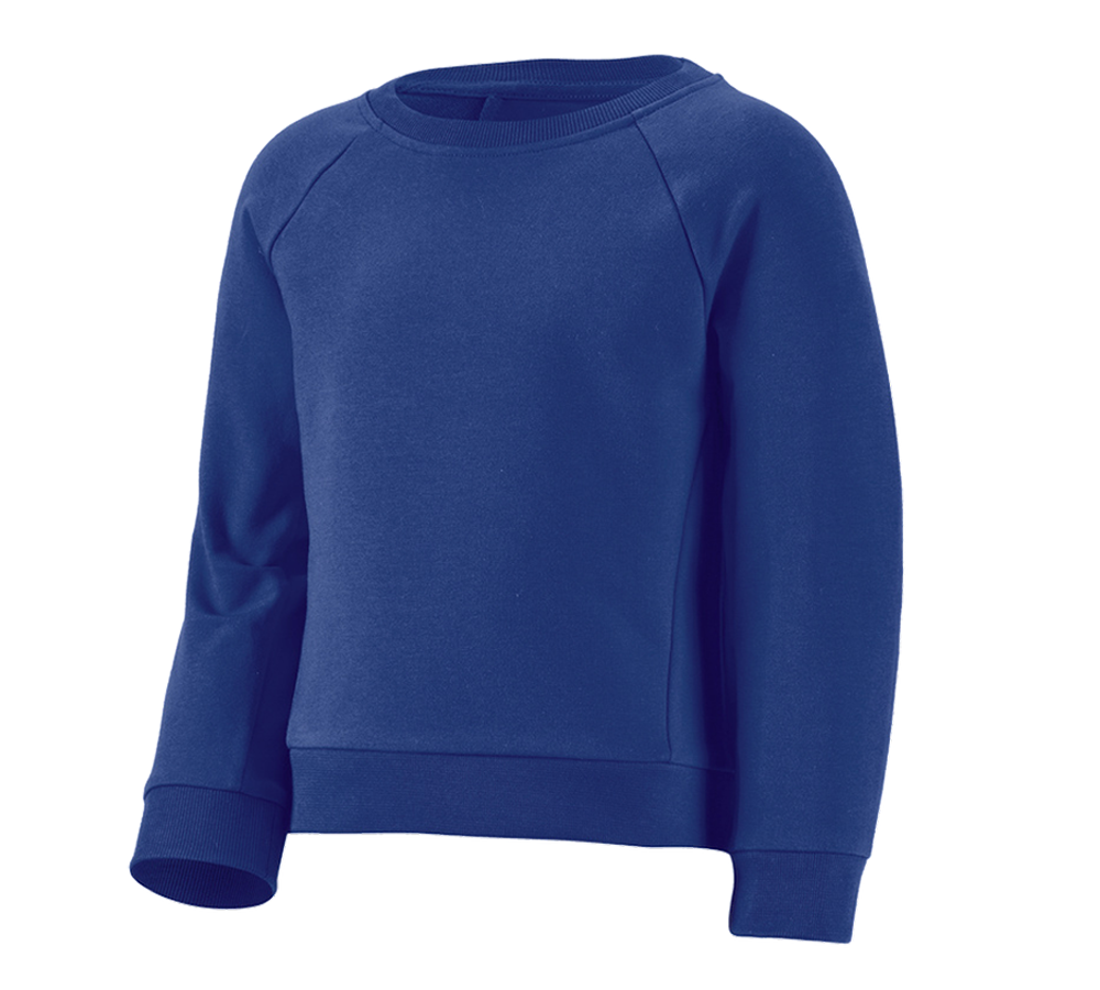 Överdelar: e.s. Sweatshirt cotton stretch, barn + kornblå