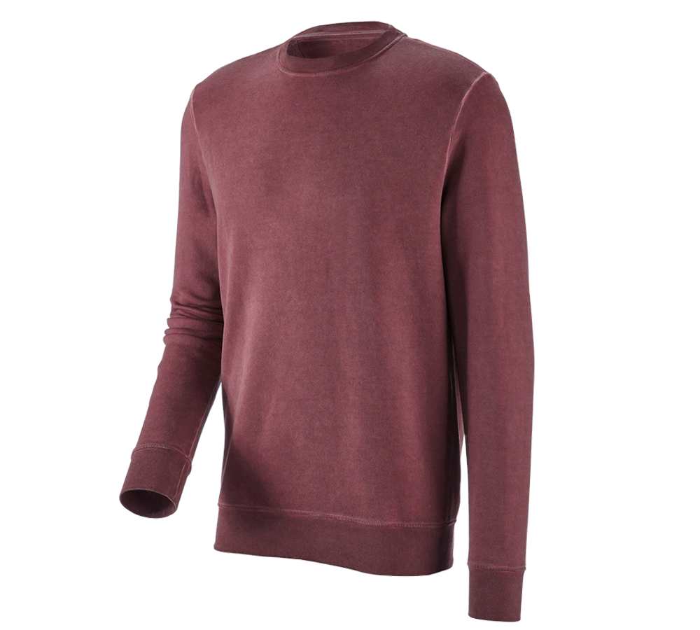 Överdelar: e.s. Sweatshirt vintage poly cotton + rubin vintage