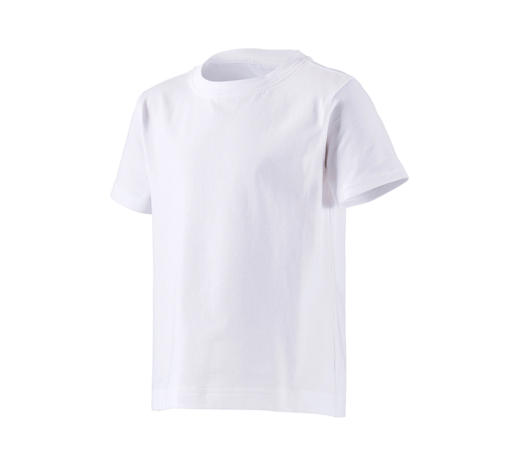 Topics: e.s. T-Shirt cotton stretch, children's + white