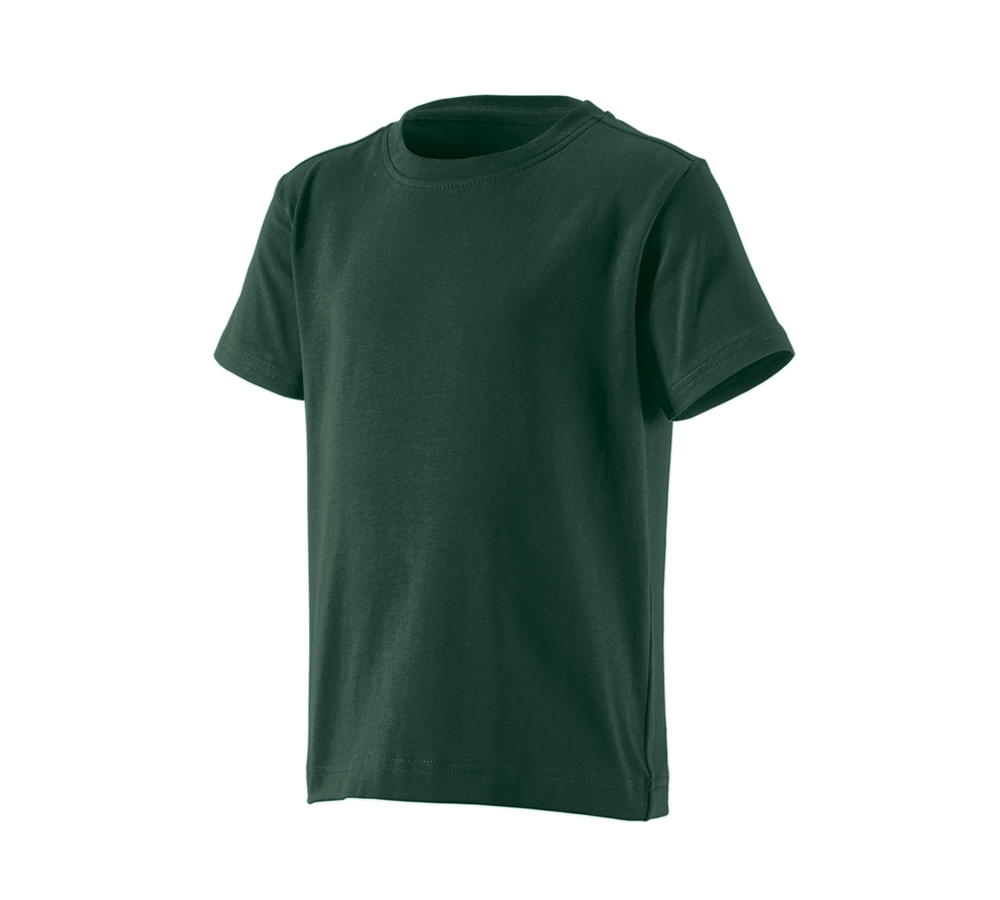 Teman: e.s. t-shirt cotton stretch, barn + grön
